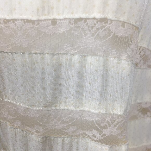 Free People Lace Trim Mini Dress Beige - Picture 2 of 8